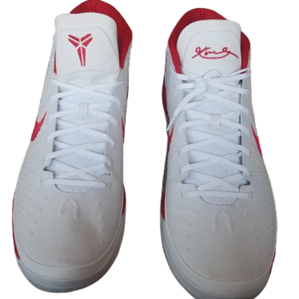 Nike Kobe AD RARE White Red Sneakers Size 18 - Picture 3 of 11